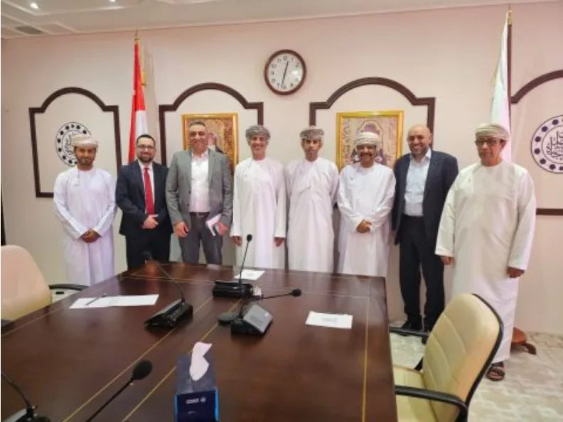 The TOOT and Global Solutions teams at the Oman Chamber of Commerce and Industry